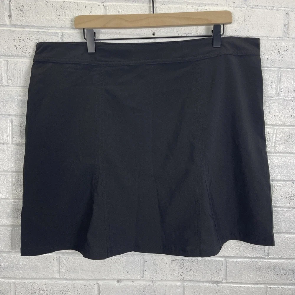 Rip Skirt Black Wrap Skirt Womens Size XXL Pockets Cover Up Beach Resort